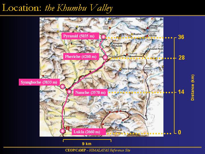 map of himalayas. Himalayas Regional Map (click