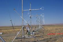 Precision-installed sonic anemometers on the AHATS project