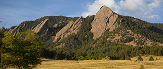 Colorado Flatirons Mountains