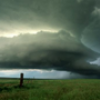 Storm clouds.