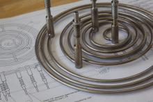 Bottom ring of a Dewar created by DFS for an ACS project
