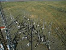 Precision-installed sonic anemometers on the AHATS project